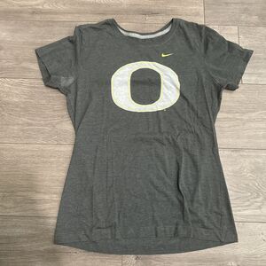 Oregon Ducks Nike Tee Short Sleeve Shirt Women's Dark Green Large
